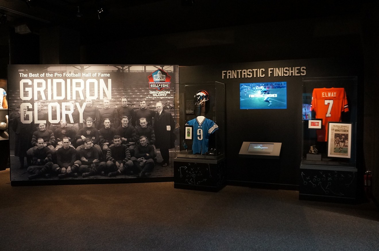 Football fans can view "Gridiron Glory: The Best of the Pro Football Hall of Fame" September 28 through February 9, 2020.