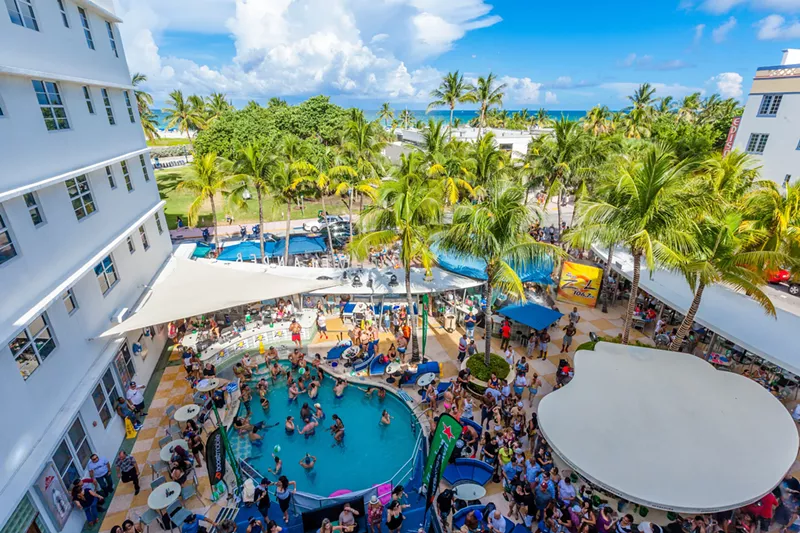 Image: It's always a party at the Clevelander.