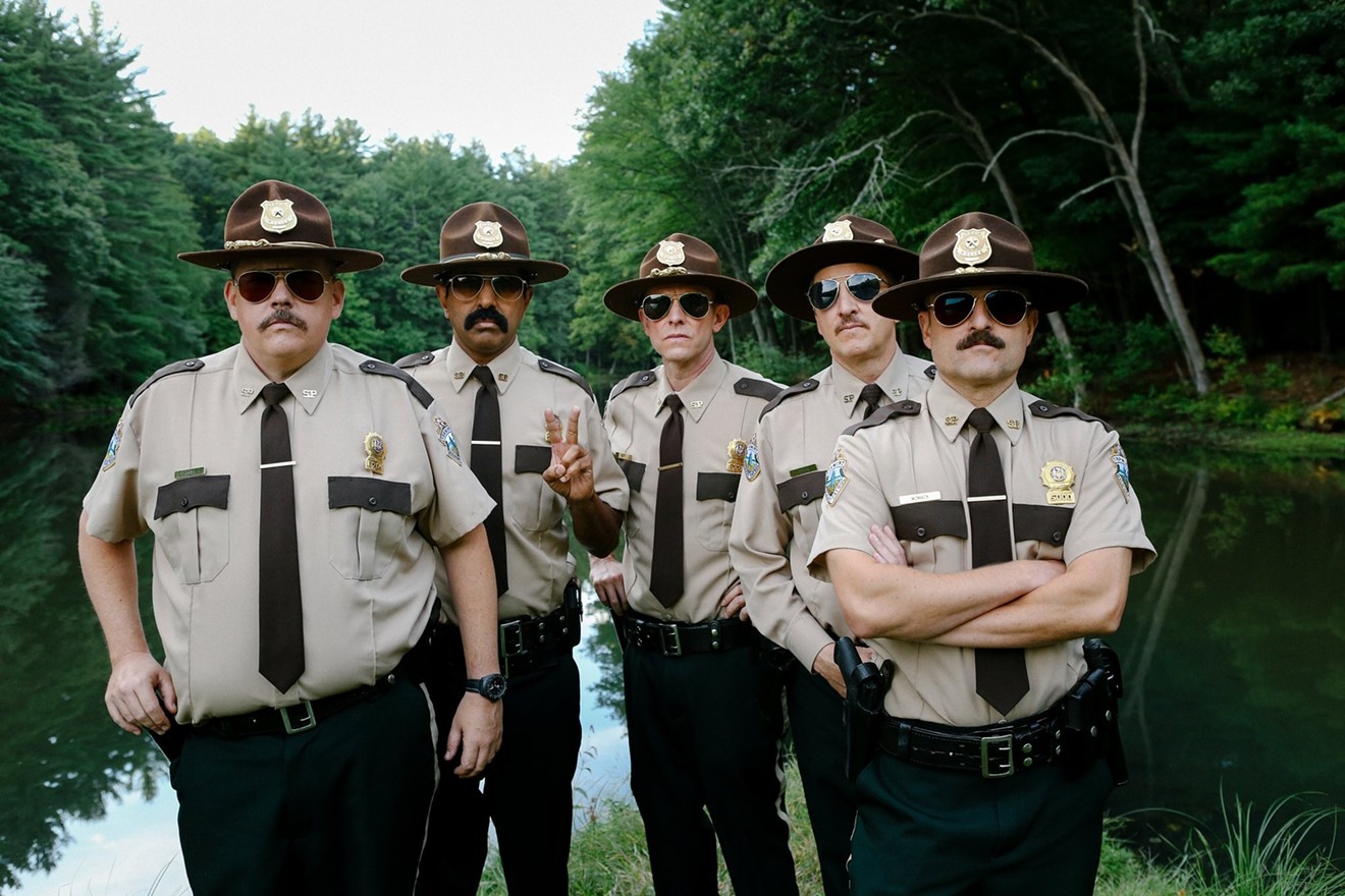 Led by director Jay Chandrasekhar, members of the Broken Lizard comedy troupe take part in writing and performing in  Super Troopers 2, a failed attempt to capture the magic of the original chipper, defiantly inconsequential stoner film.