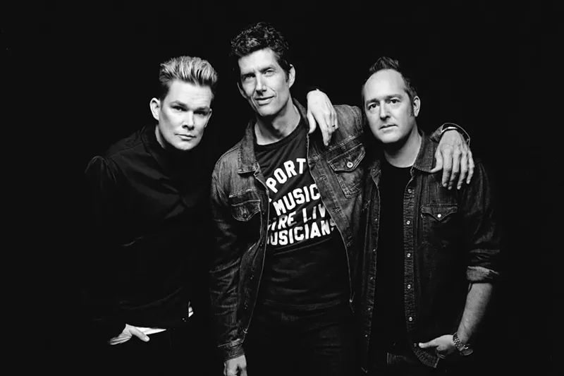 Image: Portrait of Kevin Griffin of Better Than Ezra, Emerson Hart of Tonic, and Mark McGrath of Sugar Ray