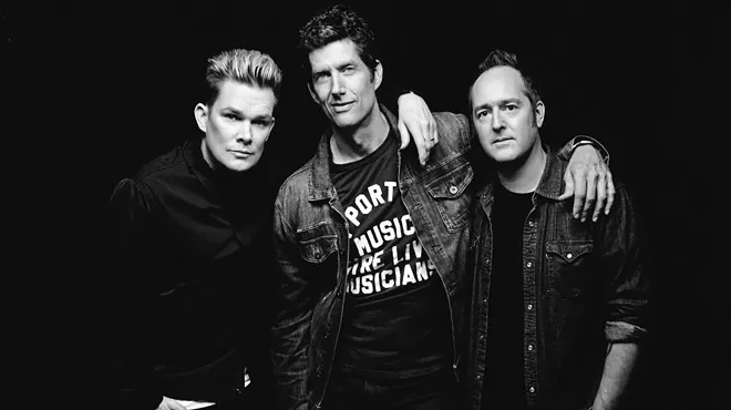 Portrait of Kevin Griffin of Better Than Ezra, Emerson Hart of Tonic, and Mark McGrath of Sugar Ray