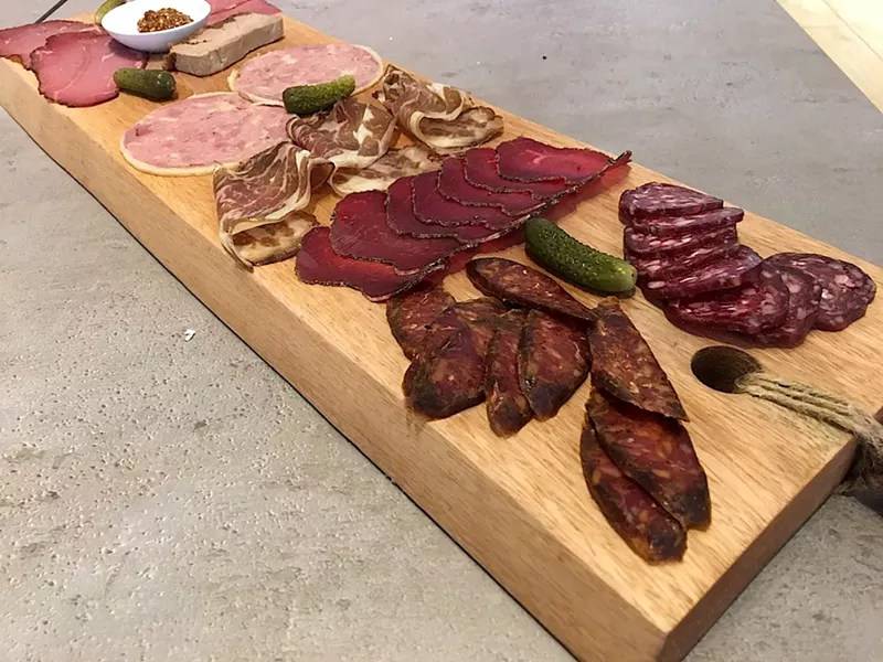 Image: Charcuterie at the Harbour Bistro.