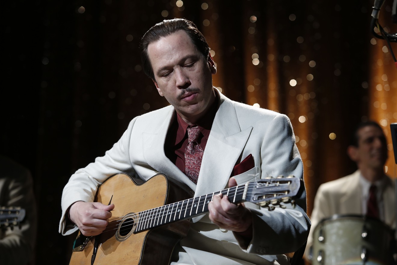 Reda Kateb plays Django Reinhardt, the world’s most famous gypsy-jazz guitar virtuoso who is trying to get himself out of Nazi-controlled France, in director Etienne Comar's Django.