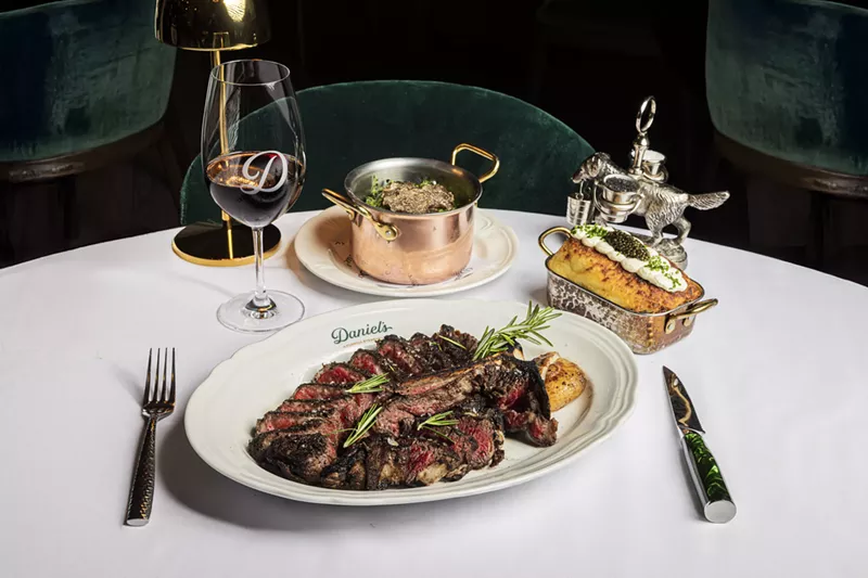 Image: New steakhouse Daniel's Miami has opened in Coral Gables, reviving the former Fiola space with luxe steaks, Italian pastas, wine, and seafood towers.