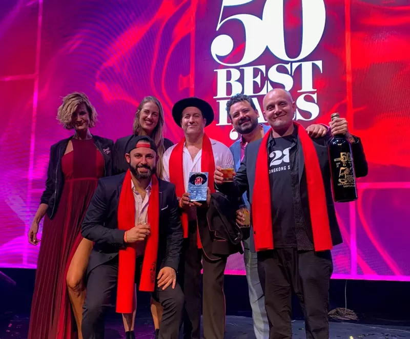 Image: Sweet Liberty staff at World's Best Bar Awards.