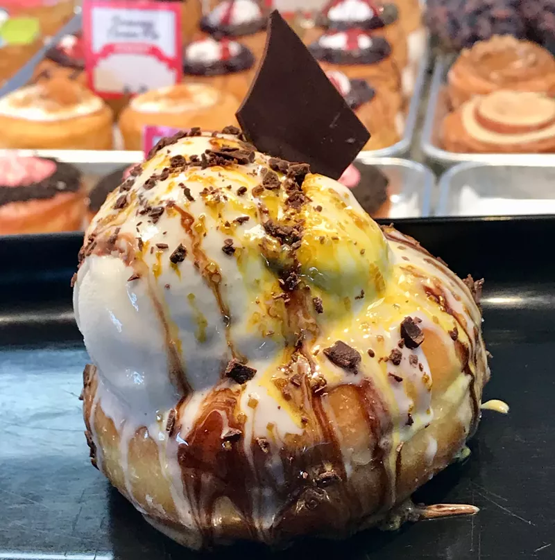Image: Doughnut-and-ice-cream pairings are available at Mojo in Westchester.