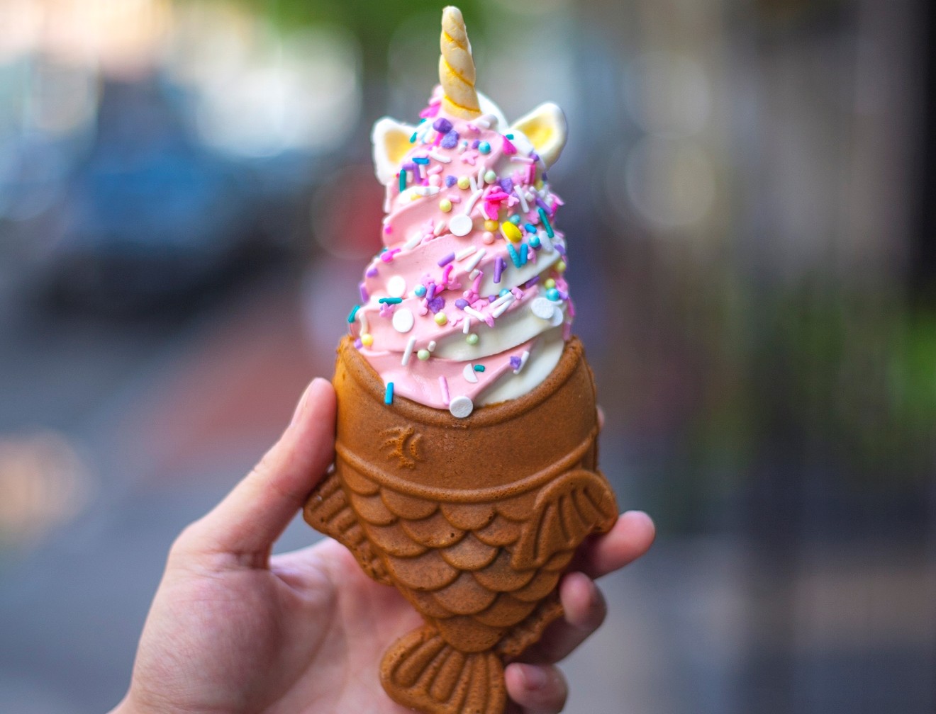 Taiyaki's unicorn ice cream