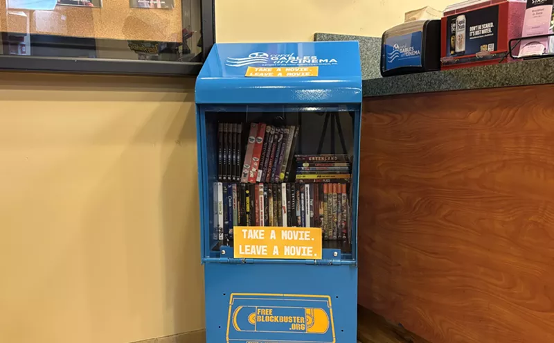 Image: Take a Movie, Leave a Movie With the Free Blockbuster Box at Coral Gables Art Cinema