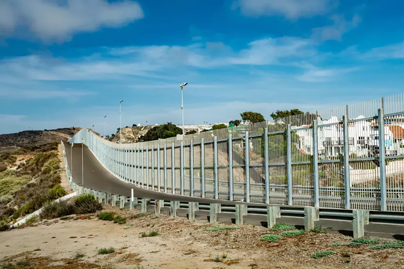 Image: U.S.-Mexico border in California.