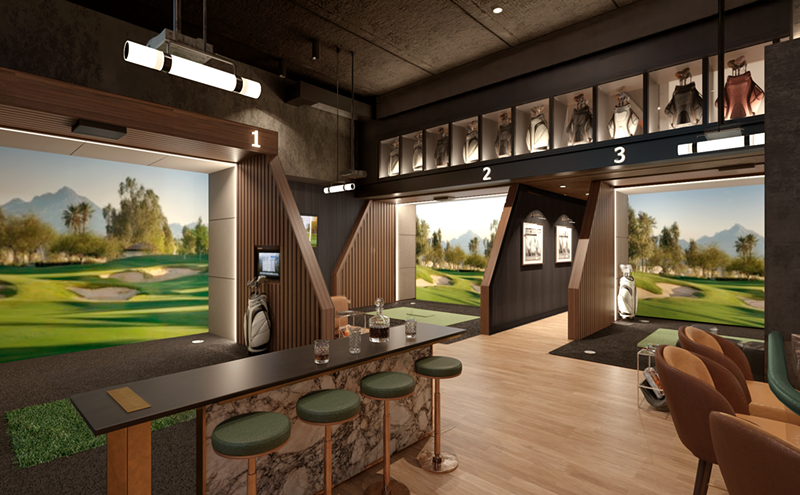 Image: Tee Time: A Swanky New Indoor Golf Club Is Opening in Brickell