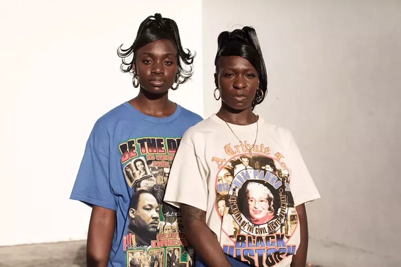 Image: Photographer Esdras T. Thelusma captures models in a natural, relaxed mood for the photo exhibit "Tenderheaded."