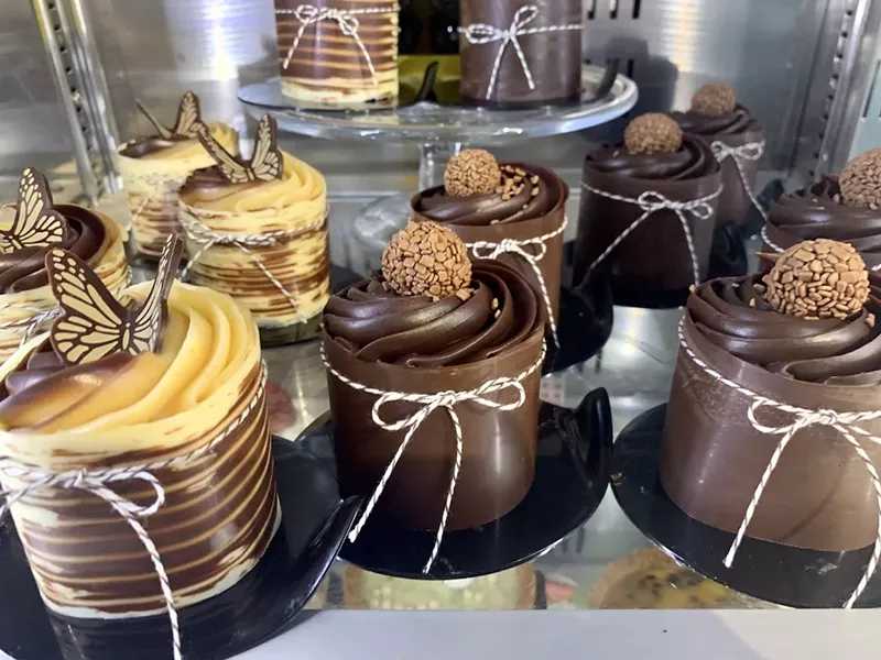 Image: Sagrado Cafe's chocolate cakes