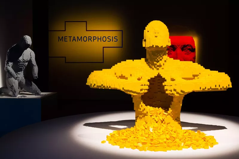 Image: Nathan Sawaya's Lego sculpture, Yellow