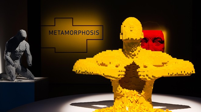 Nathan Sawaya's Lego sculpture, Yellow