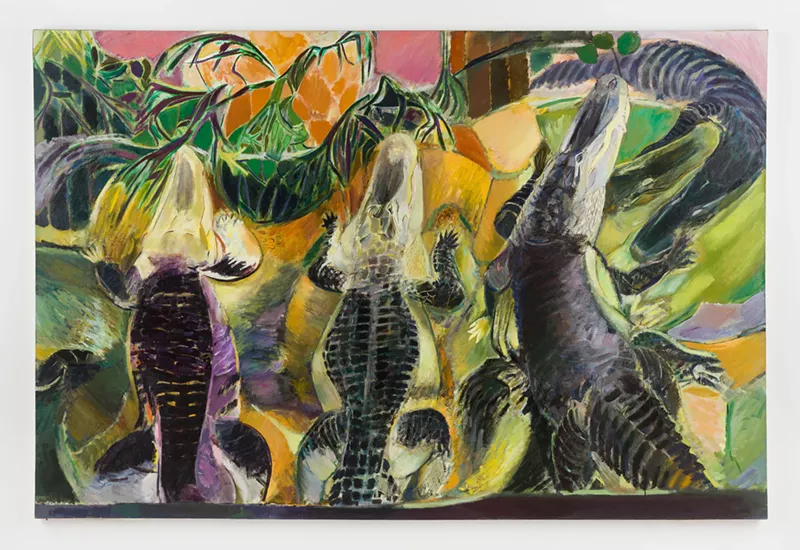 Image: Three Wicked Crocs is a centerpiece of "Denzil Forrester: We Culture" at ICA Miami.