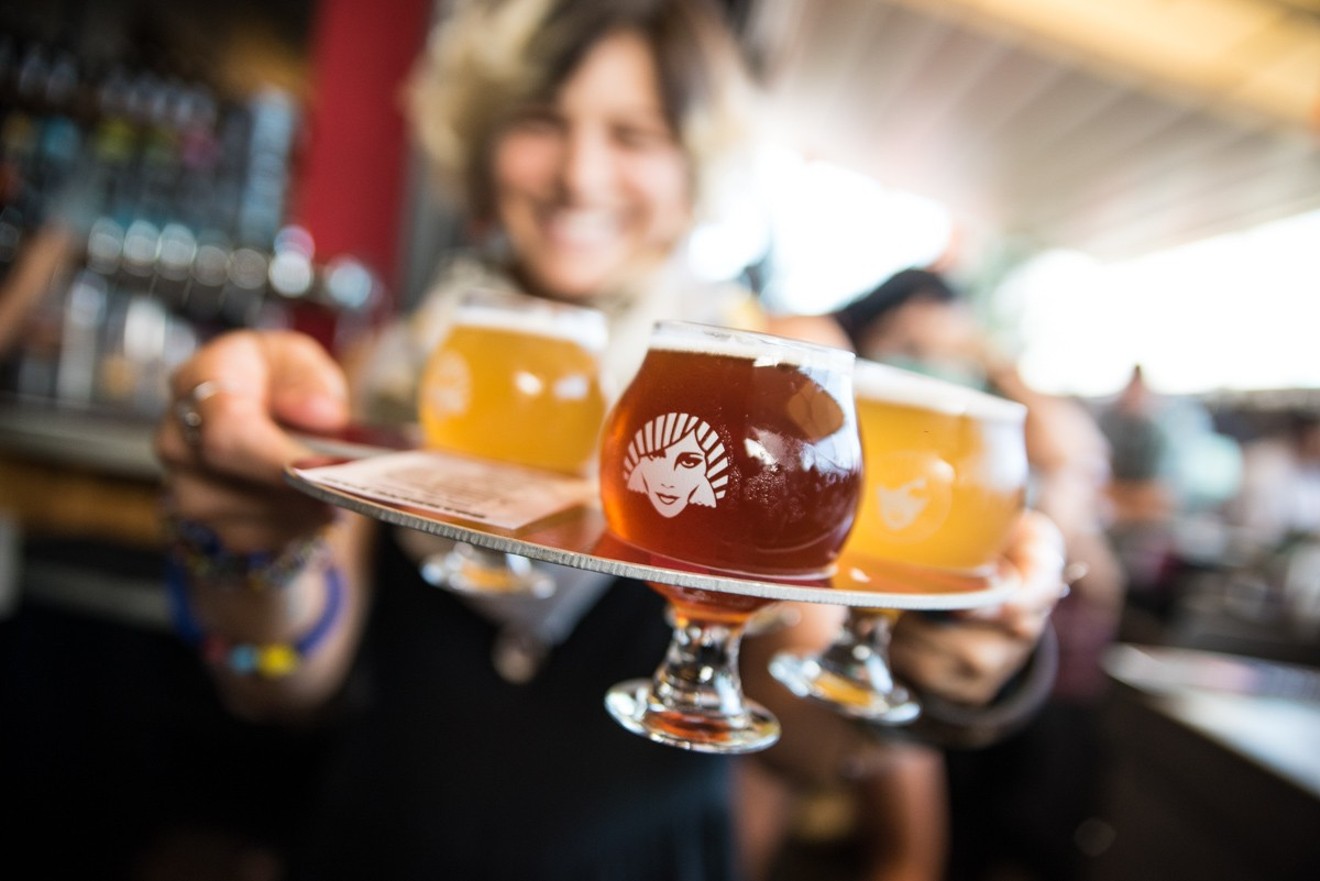 A flight of beer at Concrete Beach is just the beginning.