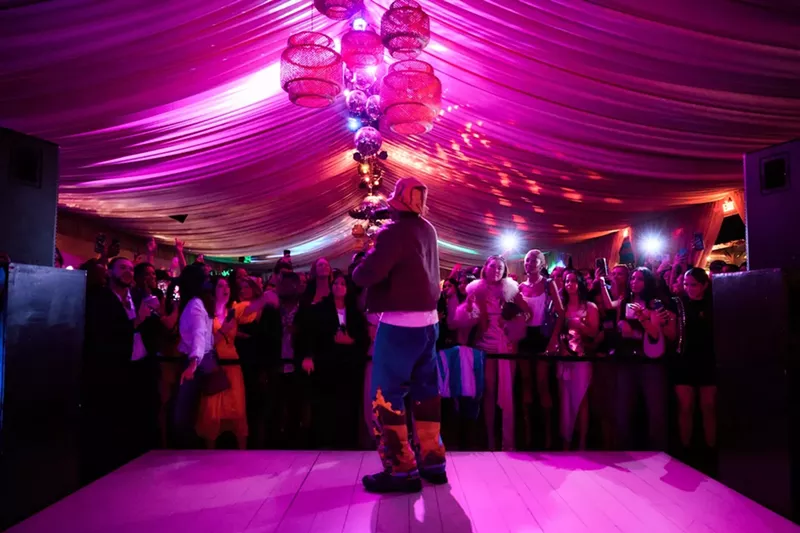 Image: Chance the Rapper onstage at Soho Beach House in Miami Beach