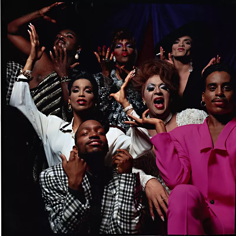 Image: Paris is Burning, poster shoot group photo, 1991