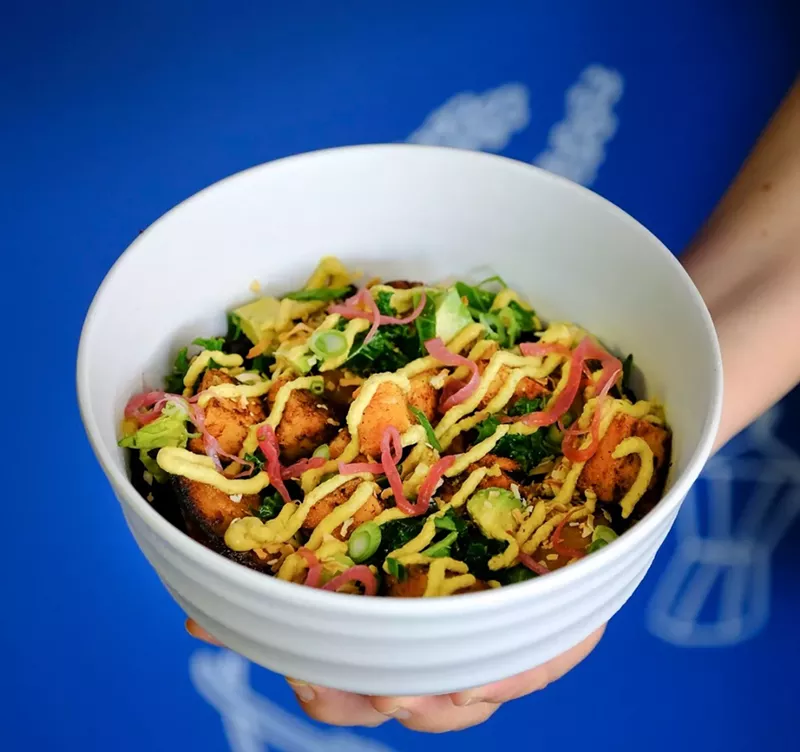 Image: Della Bowl deliciousness at Jackson Hall.