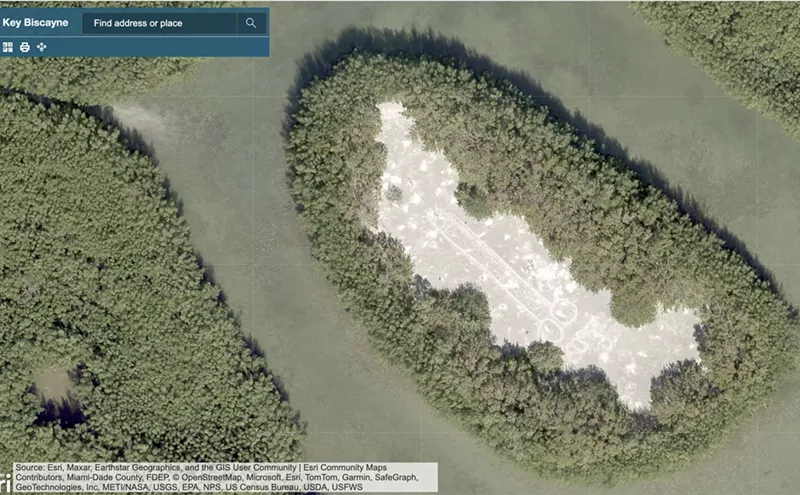 Image: The Bill Baggs Boner: Mystery Penis Etched in Key Biscayne Sand