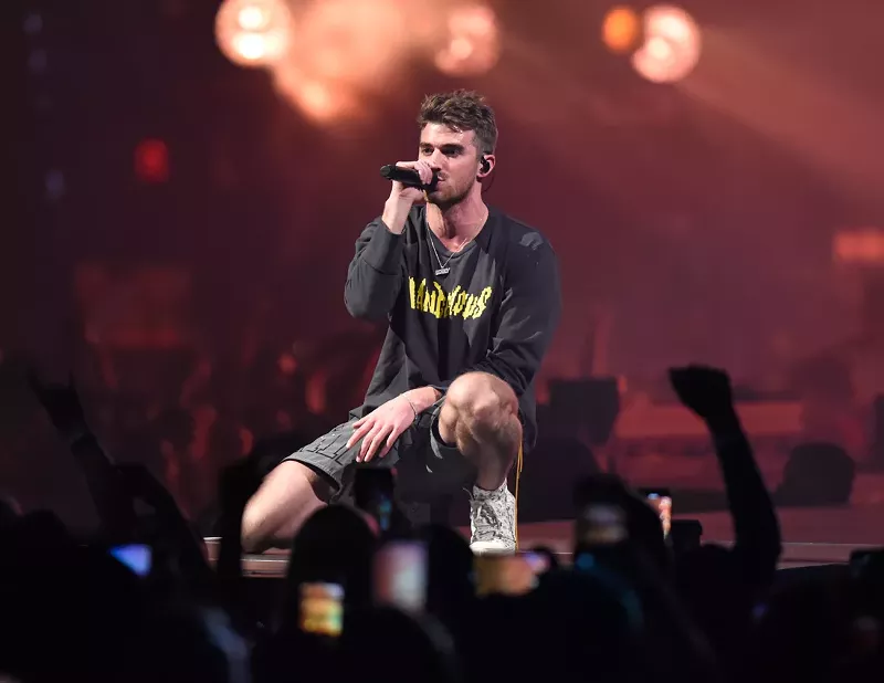 Image: Drew Taggart of the Chainsmokers at the American Airlines Arena. See more photos of the Chainsmokers' Miami concert here.