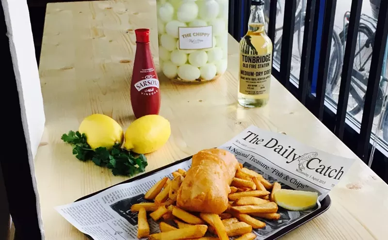 Image: The Chippy Pops Up With Traditional British Fish and Chips
