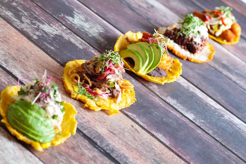 Image: Taste a bit of everything with the Toston Sampler.