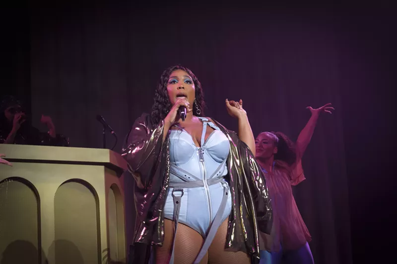 Image: Lizzo had the sold-out audience at the Fillmore Miami Beach eating out of her hand. See more photos of Lizzo's performance here.