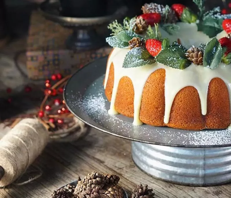 Image: Sagrado Cafe's gingerbread cake