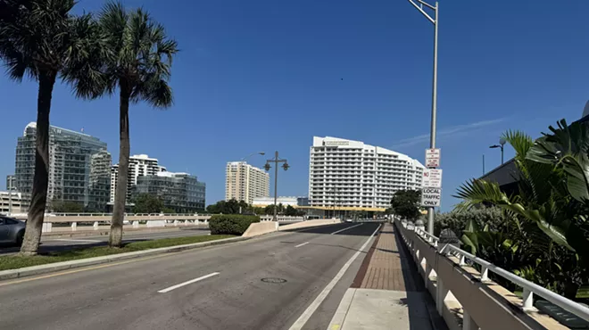 Brickell Key, facing Mandarin Oriental Hotel