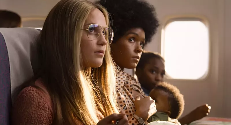 Image: Alicia Vikander and Janelle Monáe in The Glorias.