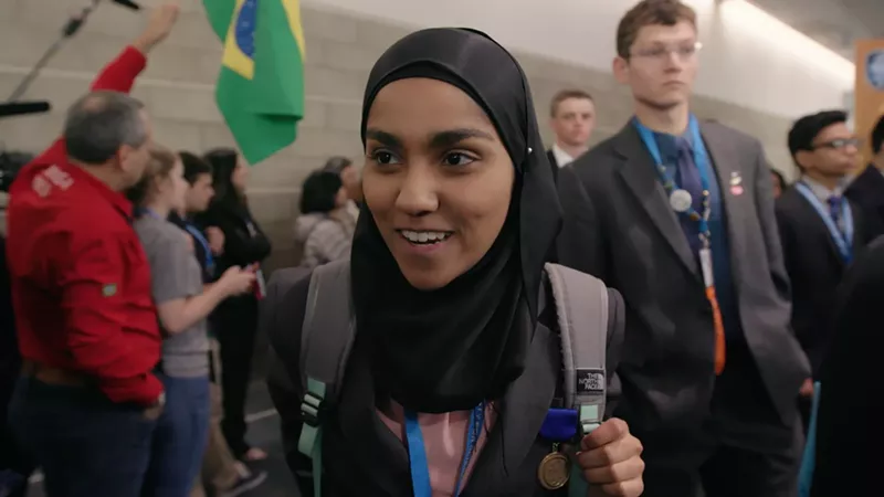 Image: Science Fair, the documentary about students competing in the International Science and Engineering Fair, includes Kashfia, returning to ISEF glory even though science teachers at the South Dakota school she attends won't sponsor her.