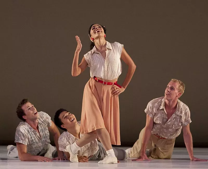 Image: Jeanette Delgado and former Miami City Ballet dancers in Company B.
