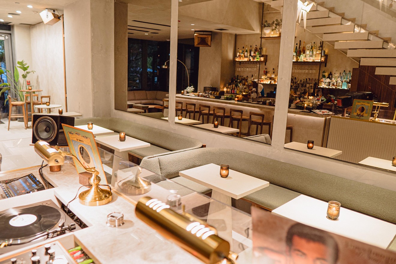 The Listening Bar at Kaori recently opened in the downstairs space at the Brickell restaurant.