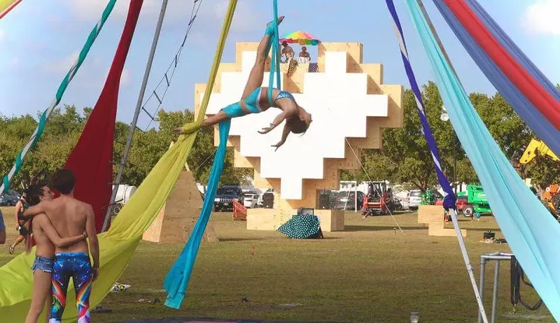 Image: The Love Burn returns to Virginia Key Beach Park.