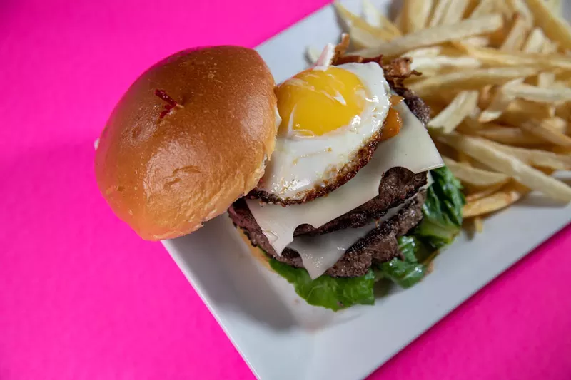 Image: The Miami Diner's "Miami OG Burger" ($18)