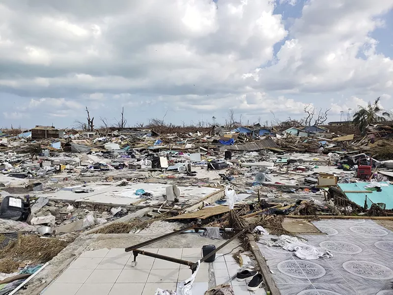 Image: Devastation in the Mudd, a mostly Haitian shantytown. See more photos of the destruction on the Abaco Islands after Hurricane Dorian here.