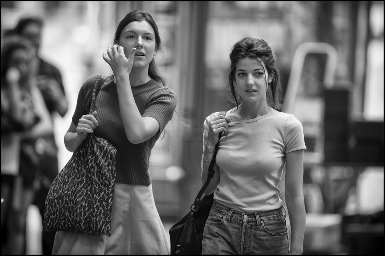 Esther Garrel (right), daughter of director  Philippe Garrel, and Louise Chevillotte play the two female lead characters who seemingly learn no lessons from their experience in Lover for a Day.