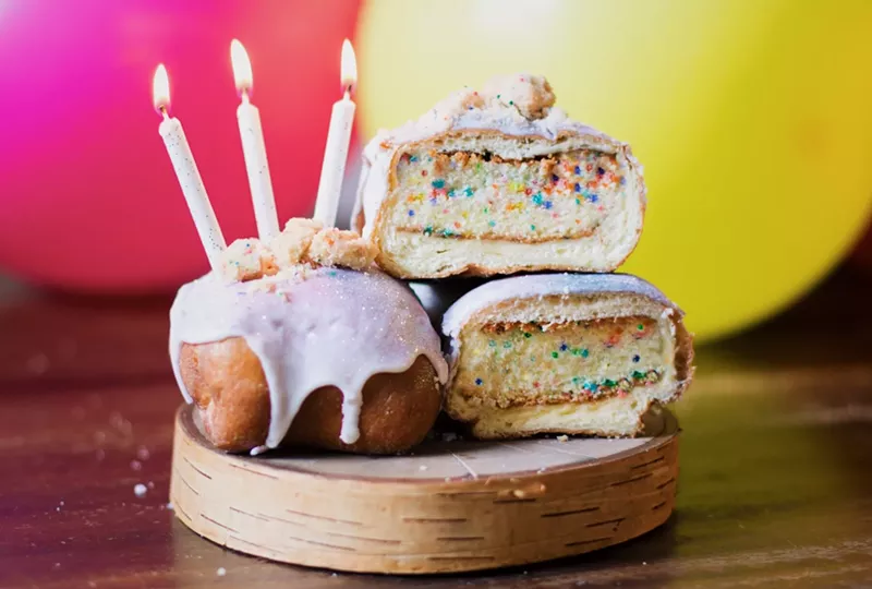 Image: The Birthday Behavior doughnut.