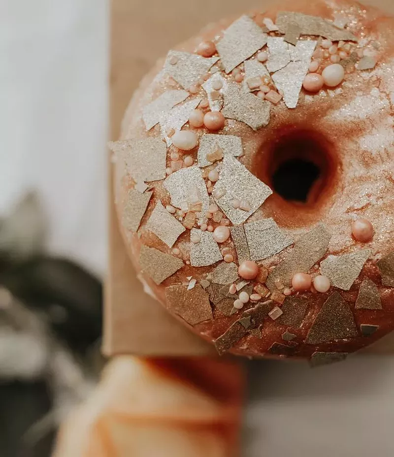 Image: Rosé-infused doughnut