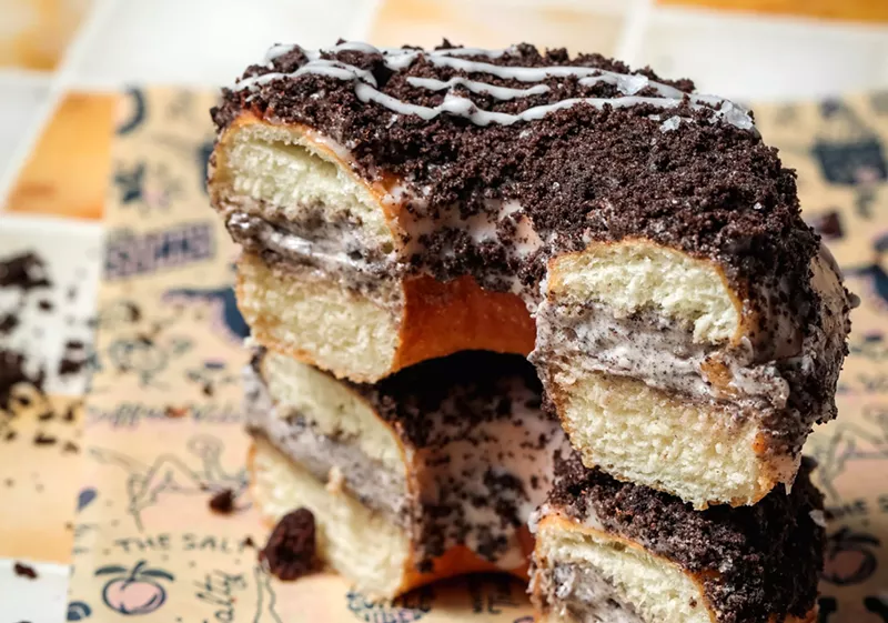 Image: Donuts with chocolate