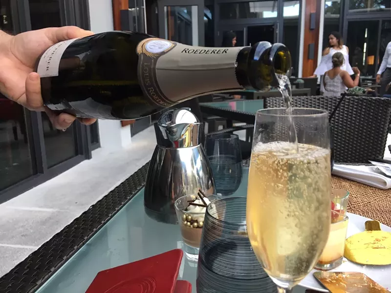 Image: Champagne all day.