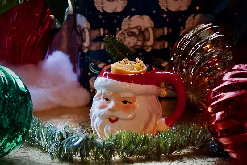 Image: Have a "Merry Phucing Christmas" with a Santa full of sangria at Phuc Yea