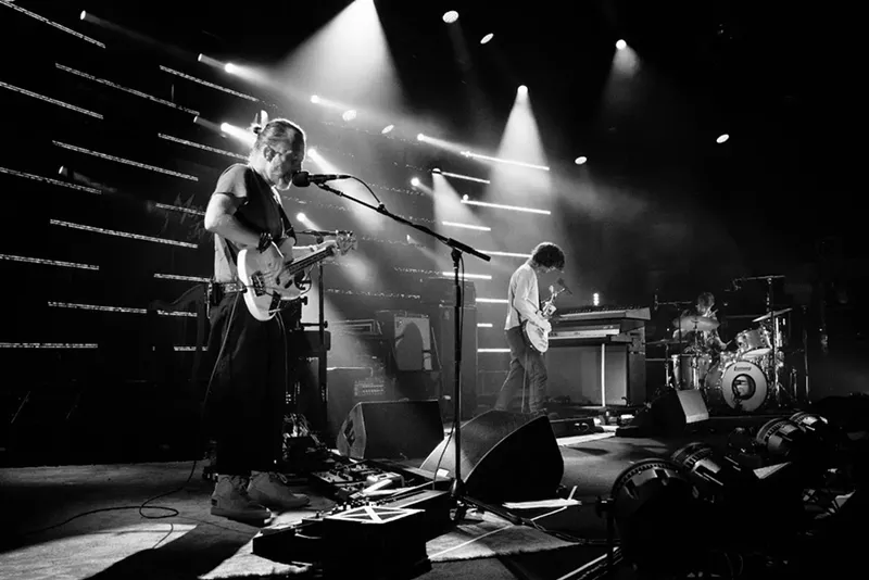 Image: The Smile performed at the James L. Knight Center in downtown Miami on June 29.