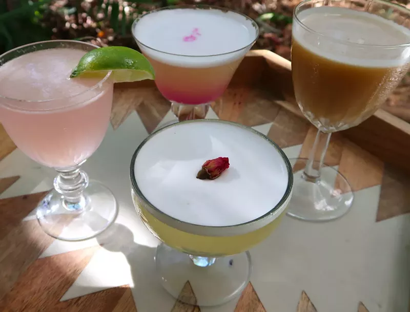 Image: Daily/Nightly's daiquiri lineup.