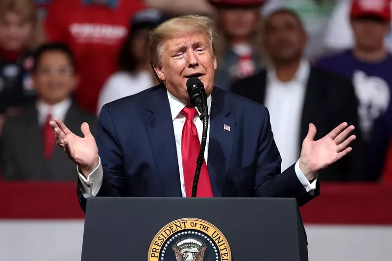 Image: An ad that ran in the Miami Herald thanked President Donald Trump for his leadership amid the coronavirus pandemic.