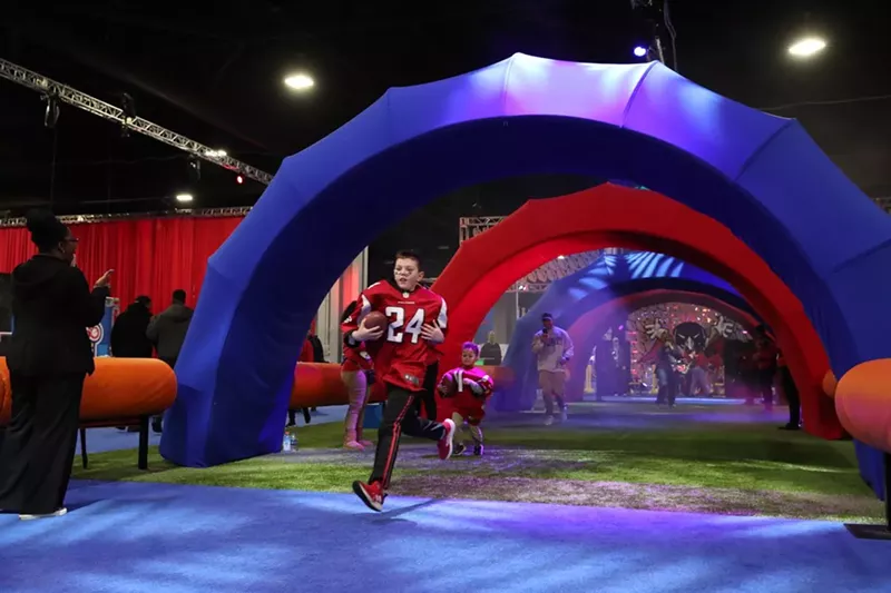 Image: The Super Bowl Experience at the Miami Beach Convention Center will offer interactive activities for kids and adults.