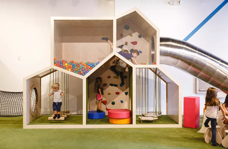 Image: Pod 22, a nail salon disguised as a playground.
