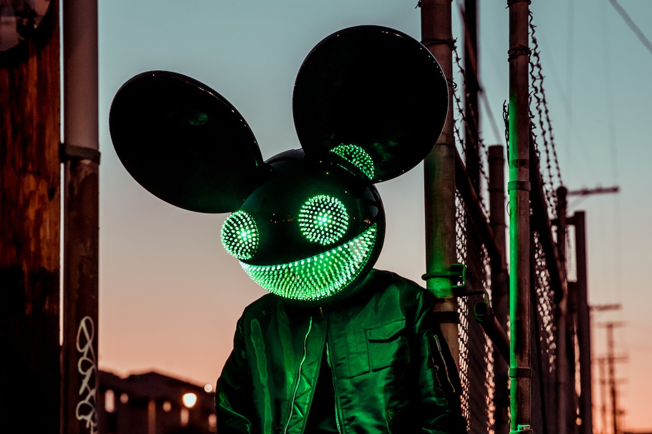 Deadmau5 pops up at E11even and Daer during Miami Race Week.