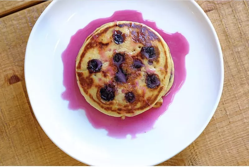 Image: Blueberry pancakes